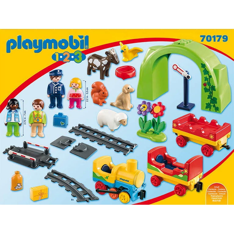 1.2.3 My First Train Set Set Playmobil 70179 - Walmart.com