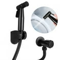 thumbnail image 4 of Handheld Handheld Bidet Sprayer Kit, Sprayer Hand Bidet Set, Black Baking Varnish Durable For Bathroom Diapers, Pets, Floor, 4 of 8