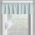 thumbnail image 4 of Ambesonne Blue Valance & Curtain, Vintage 60s Round Chain, 55"x36", Pale Blue White, 4 of 6