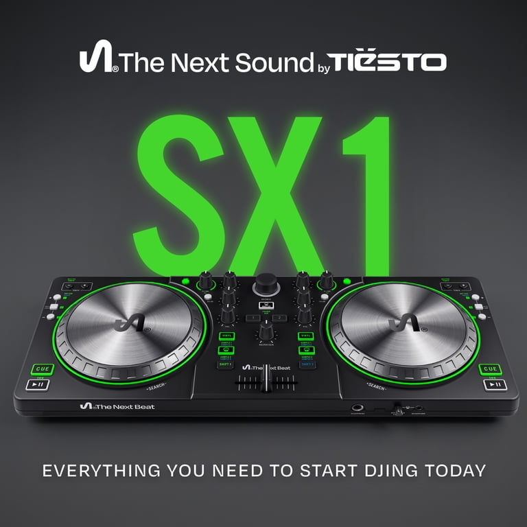The Next Beat by Tiesto DJ Controller, DJ Control Deck with Audio