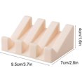 thumbnail image 5 of 2PCS Silicone Soap Dish,Water Draining Soap Box,Automatic Drainage Soap,Self Draining Soap Tray for Shower, Bathroom, Kitchen, Bathtub, Keep Soap Dry, Extend Soap Life, 5 of 5