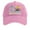 Pink, variant on WEIYLL Baseball Cap Women Vintage Washed Denim Printed Summer Outdoor Daily Casual Curved Brim Visors Hat