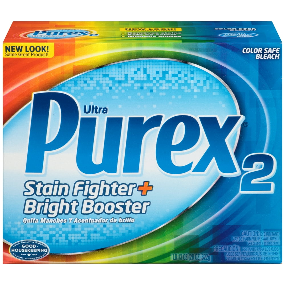 Purex2 Powder Color Safe Bleach, Stain Fighter and Bright Booster, 29