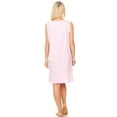 thumbnail image 3 of Lati Fashion Women Nightgown Sleeveless Female Nightgowns & Sleepshirts Pink X-Large, 3 of 4