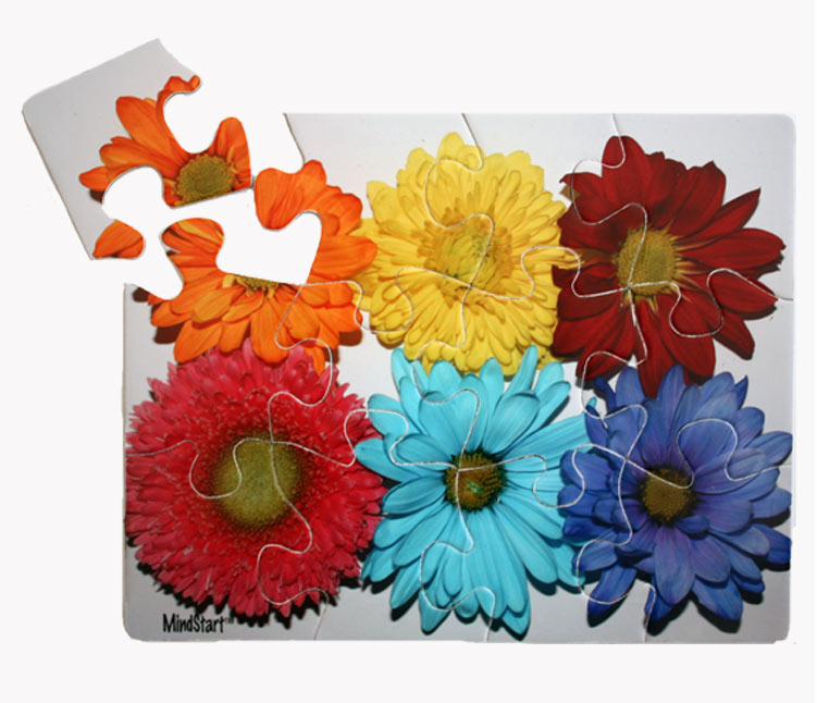 Mind Start Puzzles Flowers 12 Piece Large Piece Jigsaw Puzzle Walmart