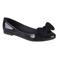 thumbnail image 1 of Zapato piso Balerina Mujer Casual negro Charol con Moño Castalia Casual, 1 of 4
