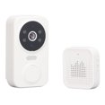 thumbnail image 3 of Timbre con video inalámbrico Wifi, videoportero con video remoto inalámbrico Wifi Timbre con monitoreo de intercomunicador Timbre Estándares líderes en la industria, 3 of 12