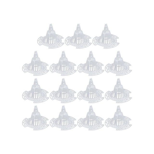 Airy and Drainage Enhancing Cone Design Mesh Gasket for Flower Pots 15pcs