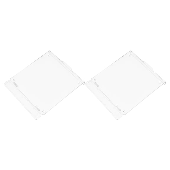 BESTYASH 2-Pack Transparent Guard Cover Plate for Wall Thermostat with Protective and Decorative Design