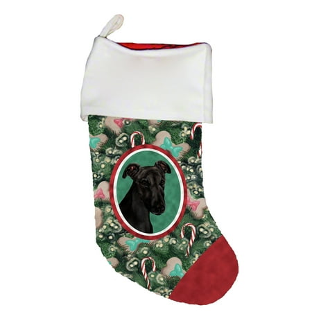 Greyhound Black  -  Best of Breed Dog Breed Christmas
