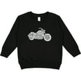 thumbnail image 2 of Inktastic Distressed Motorcycle Toddler Sweatshirt, 2 of 4