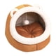 thumbnail image 2 of Cama semicerrada para gatos, cálida y de poliéster, con cojín incorporado, con forma de gato y oso, de poliéster., 2 of 6