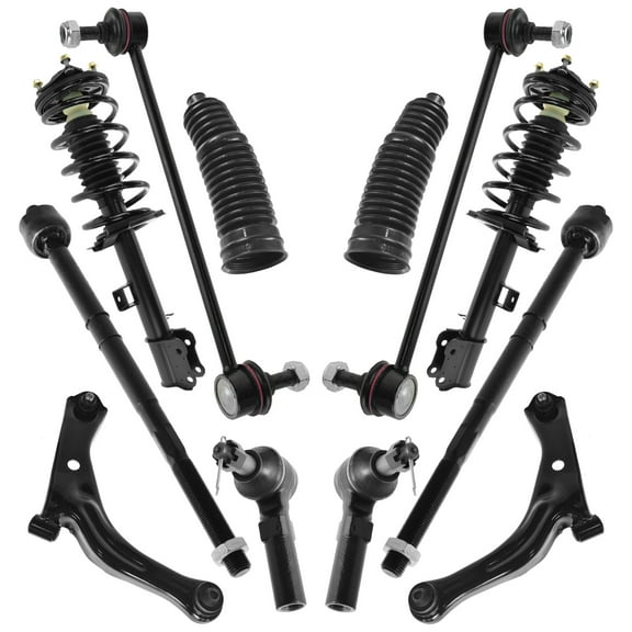 TRQ Front Steering & Suspension Kit Fits 2001-2004 Ford Escape Mazda Tribute PSA37176
