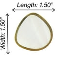 thumbnail image 3 of Perilla Home Set of 6 Mother of Pearl Knobs for Cabinet & Drawers Decorative Knobs for Home Kitchen Cabinet Hardware Cupboard Glass Door Dresser Wardrobe and Drawer Pulls (Shiro), 3 of 4