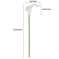 thumbnail image 5 of JANDEL 20 PCS Calla Lily Simulation Flower, Bridal Wedding Bouquet Real Touch Artificial Flowers, for Valentine's Day, Home, Decoration Photography Props, A7, 5 of 9