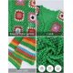 thumbnail image 3 of Cárdigans florales de ganchillo for mujer, cárdigan bohemio con abertura frontal, suéter, Tops de manga larga, moda Primavera Verano, 3 of 7