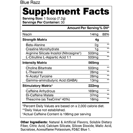 ProSupps Amino Acid Supplements, Blue Razz Popsicle, 7.2 g Per Serving, 7.6 oz