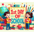 thumbnail image 4 of LUUFILx First Day of School Banner Backdrop Classroom Decor for Kids Photography Props Birthday Party Background Decorations Supplies Celebration, 4 of 7