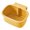 Yellow, variant on Cosemary Wall Mounted Press Drain Basket For Kitchen ABS Stainless Steel Fast Water Filter