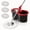 Black Upgrade, variant on Spin Mop and Bucket System with 4 Microfiber Replacement Heads, 2‑in‑1 Washing & Spinning Cleaning Mop, Stainless Steel Handle, Floor Cleaning Mop for Hardwood Tile Floors
