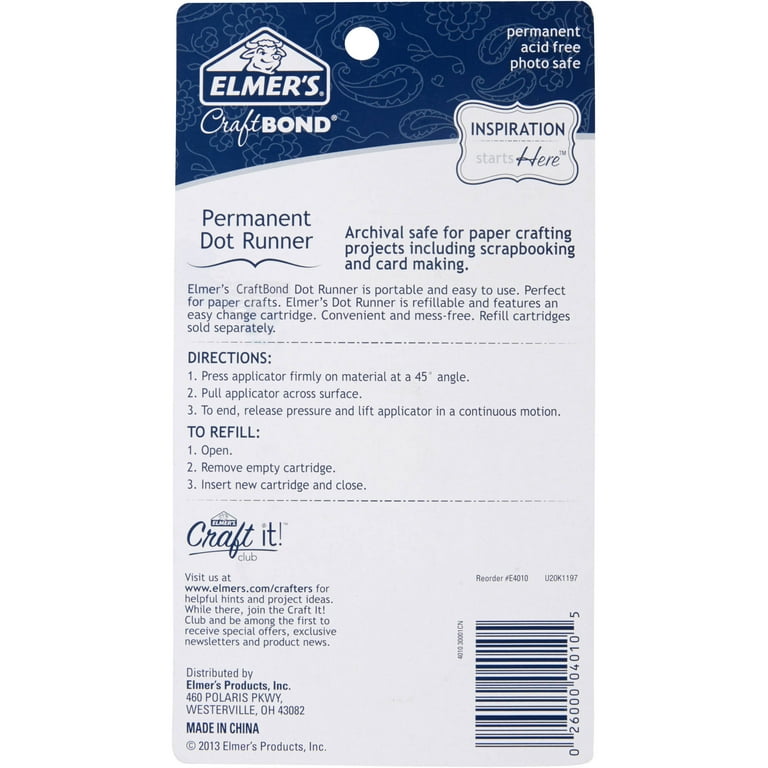26.25' Permanent Double-Sided Tape Runner Clear