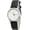 Black, variant on Collections Women's 28mm Case Elegant Look Genuine Leather Buckle Strap Watch