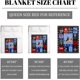 thumbnail image 4 of LHSHID Golf Themed Gifts Blanket Plush Fuzzy Fleece Throw Blanket for Bed Sofa Office Couch Travel 50x60in, 4 of 6