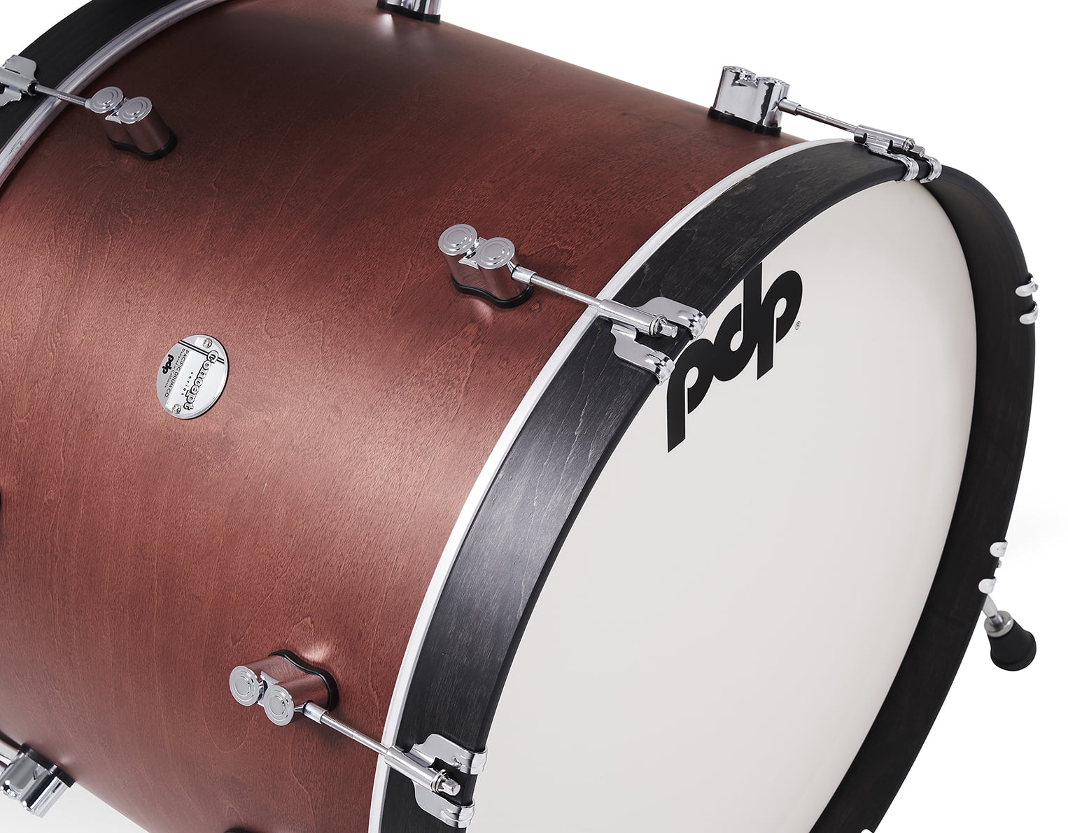 PDP Concept Classic 3-Piece Drum Shell Pack - 26" Bass (Oxblood, Ebony Hoops)