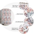 thumbnail image 3 of Abstract Dandelion Watercolor Plant Floral Hand Printed Style Shower Curtain for Bathroom 72" x 72", Shower Curtain with Hooks Polyester Waterproof Home Bathtub Decor, 3 of 3