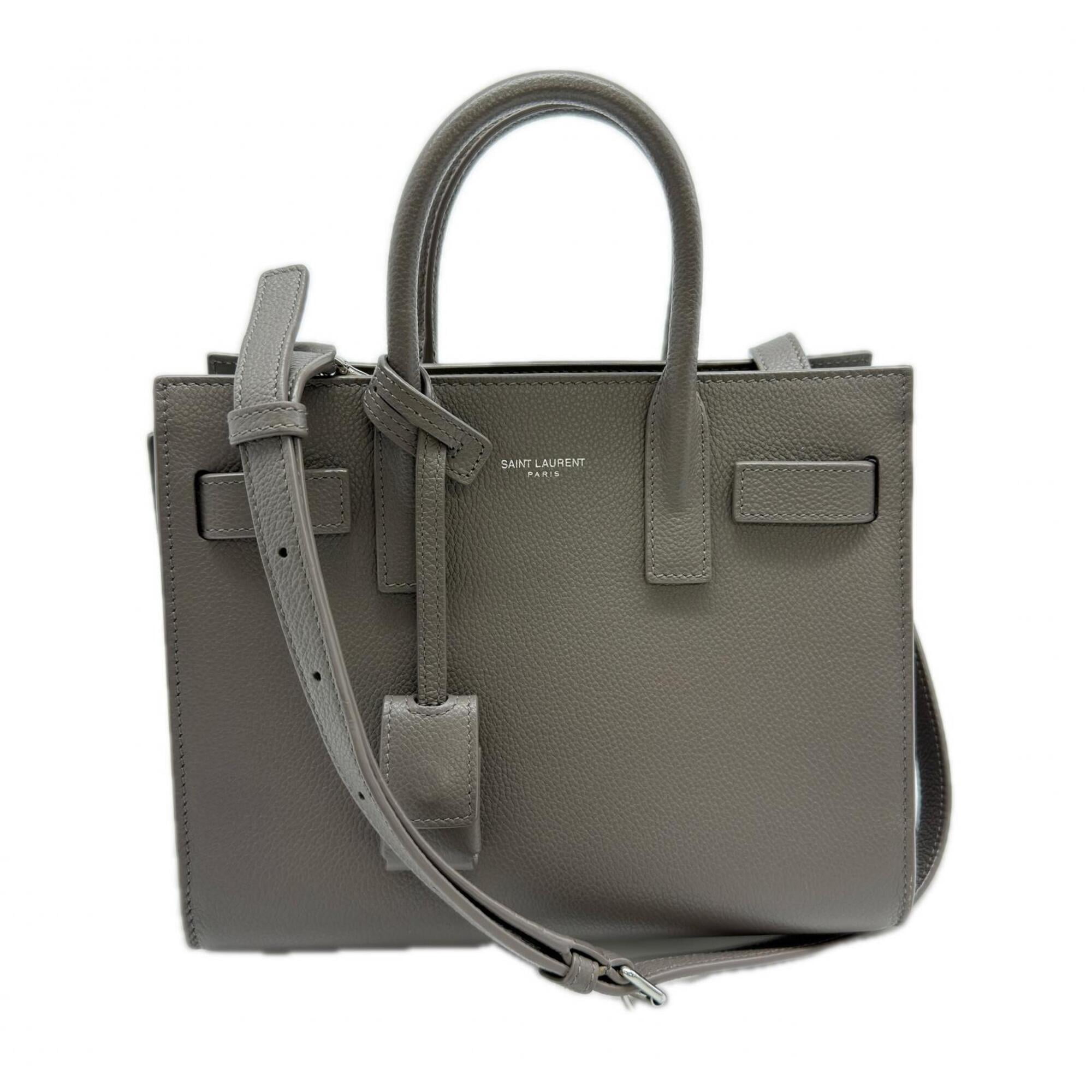 Yves Saint Laurent Handbags in Handbags | Gray - Walmart.com