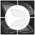 thumbnail image 5 of Pair Headlight Lens Covers for 2013-2015 Mercedes-Benz GLK X204 GLK250 GLK280 GLK300 GLK350, 5 of 22