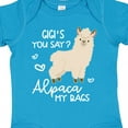 thumbnail image 4 of Inktastic Gigi's You Say Alpaca My Bags Boys or Girls Baby Bodysuit, 4 of 5