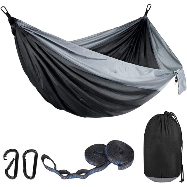 Hamac de Camping, Hamac Suspendu, Hamac de Voyage Randonnée Hamac de Voyage Hamac de Jardin Extérieur Hamac de Voyage Ultra-Léger Hamac de Camping Ultra-Résistant avec Sangles Lourdes