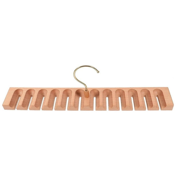 Belt and Tie Organizer with 12 Compartments for Easy Storage in Closet Wardrobe