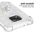 thumbnail image 4 of case for Motorola Moto G Power 2021 Case,Creativity Clear Quicksand Glitter Flowing Liquid Floating Soft TPU Case w/Stand Bling Diamond Sparkle Phone Cover for Motorola Moto G Power 2021  Colorful, 4 of 14