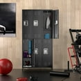 thumbnail image 6 of Garvee Lockers for Employees, 72" Metal Storage Cabinets with 6 Doors & 18 Hooks for Home, Office, Gym, School, Black, 6 of 9