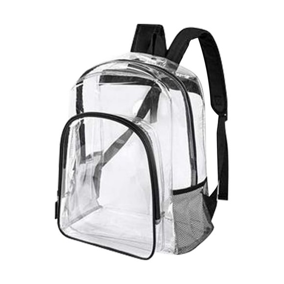 Bamboohart PVC Transparent Backpack Clear Small Backpack Fashion Mini Cute Clear Bag Daypack for Work Outdoor Sports School