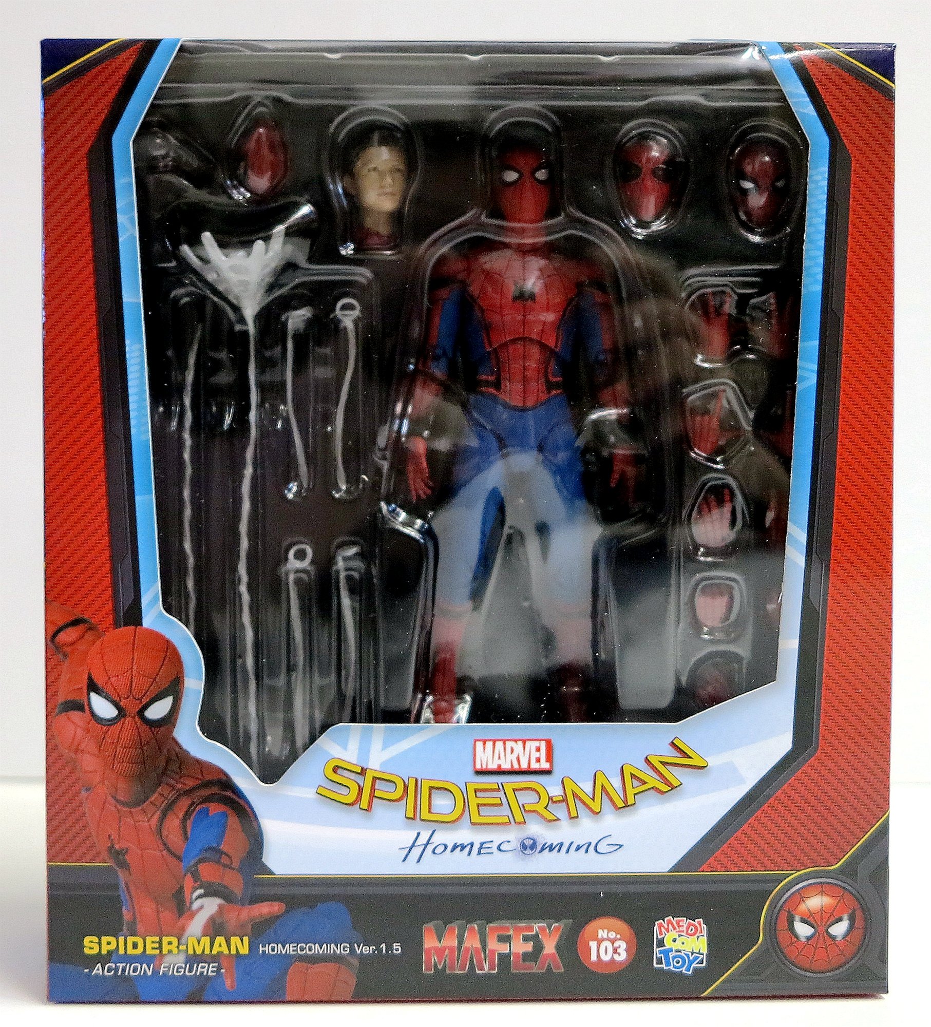 MAFEX Spiderman Spider-Man Homecoming 