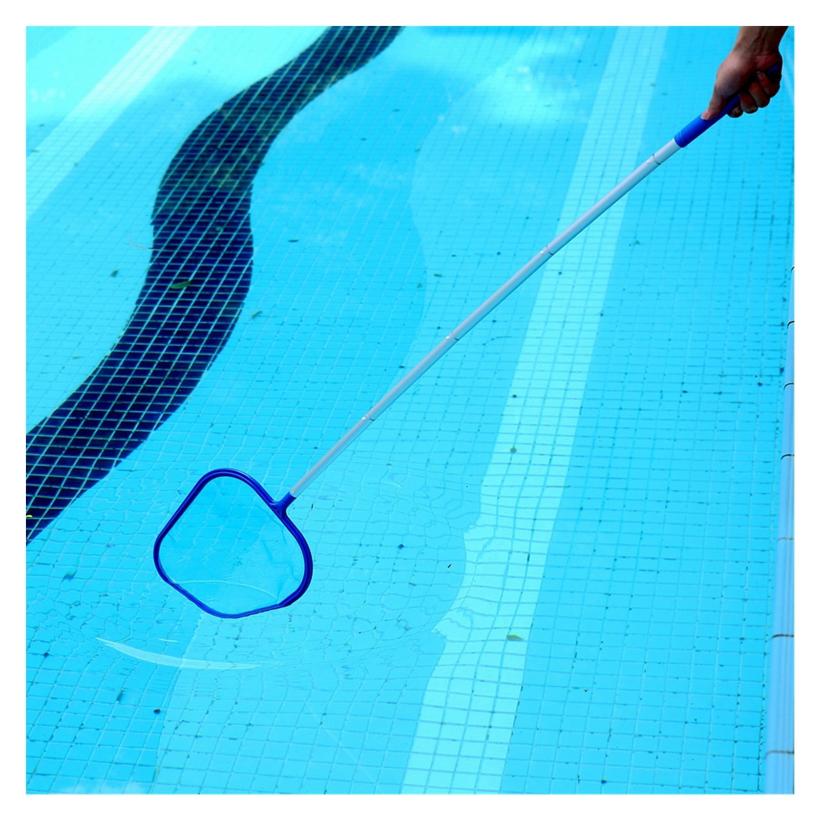 Portable Pool Cleaning Kit Swimming Pool Accessories Water Vacuum Spray Maintenance Cleaner Tools With Suction Head Skimmer Net ,Great Suction Power