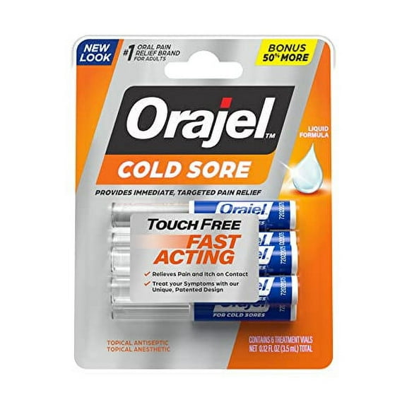 Orajel Cold Sore Treatment â€“ Instant Relief for Cold Sore Pain- from #1 Oral Pain Relief Brand