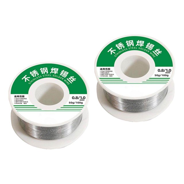 facefd Tin Lead Solder Wire Soldering Tool Low Melting Point for Electric Welding 2pcs