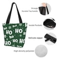 thumbnail image 4 of Balery Ho Ho Ho A Bolsa de Hombro con Diseño, Bolsa Grande y Duradera, Bolsa Versátil para Compras, 4 of 6