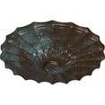 thumbnail image 3 of Ekena Millwork 9"OD x 1 3/8"P Shakuras Ceiling Medallion (Fits Canopies up to 1 3/8"), Hand-Painted Bronze Blue Patina, 3 of 7