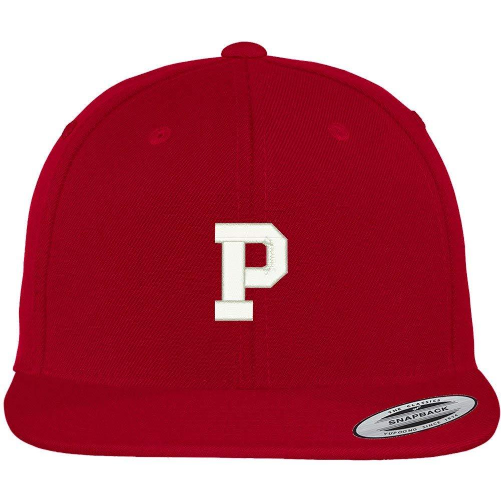 Trendy Apparel Initial 'N' Embroidered Baseball Cap - Royal Blue Snapback, Classic Green Undervisor