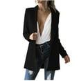 thumbnail image 2 of Womens Casual Blazer 2024 Long Sleeve Open Front Business Suit Jacket Lightweight Work Office Dressy Blazer Cardigan, 2 of 7