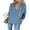 Blue, variant on Azrian Womens Sweaters Saving,Plus Size Women's Casual Color Hooded Pocket Long Sleeved Sweater Jacket for