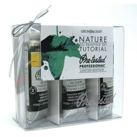 Grumbacher Pre-Tested Oil Limited Edition Tutorial Set, Colors of