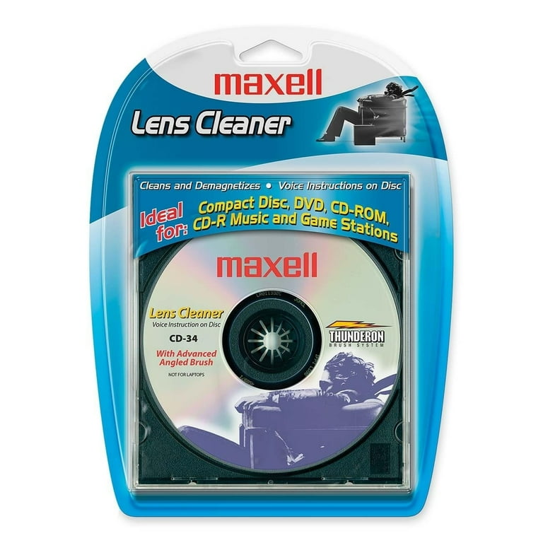 Maxlink Pro CD/DVD CD-34 Laser Lens Cleaner W/ Exclusive Dry Brush