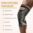 thumbnail image 5 of Copper-Infused Compression Knee Brace Set[1 Pair] ，Specialized Knee Braces for Runner's Knee Pain Knee Support Compression Sleeves Sports Knee Braces for Meniscus Tears and, 5 of 6