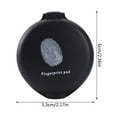 thumbnail image 3 of ZPAQI Fingerprint Ink Pad Thumbprint Ink Pad Notary Supplies Easy to Use for Office, 3 of 14